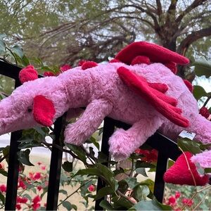 Jellycat HEART DRAGON Large Authentic US Seller NWT pink red Valentines